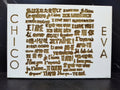 El Amor en Todos los Idiomas: Placa Personalizada con Nombres