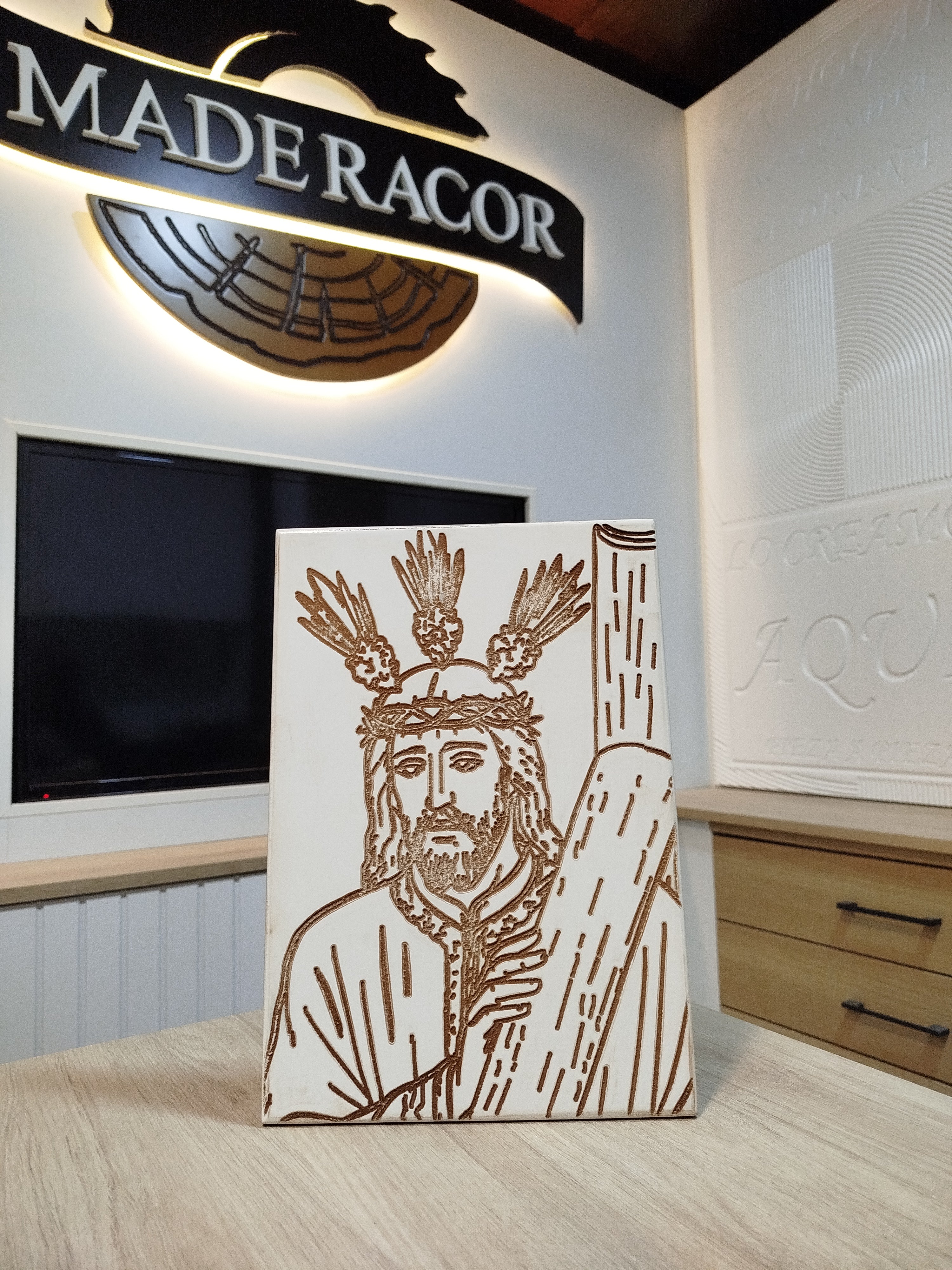 Cuadro Artesanal Padre Jesús Nazareno – Señor de Alcalá del Valle "Los Moraos"