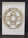 Cuadro Artesanal del escudo heraldico – "Los Moraos" de Alcalá del Valle