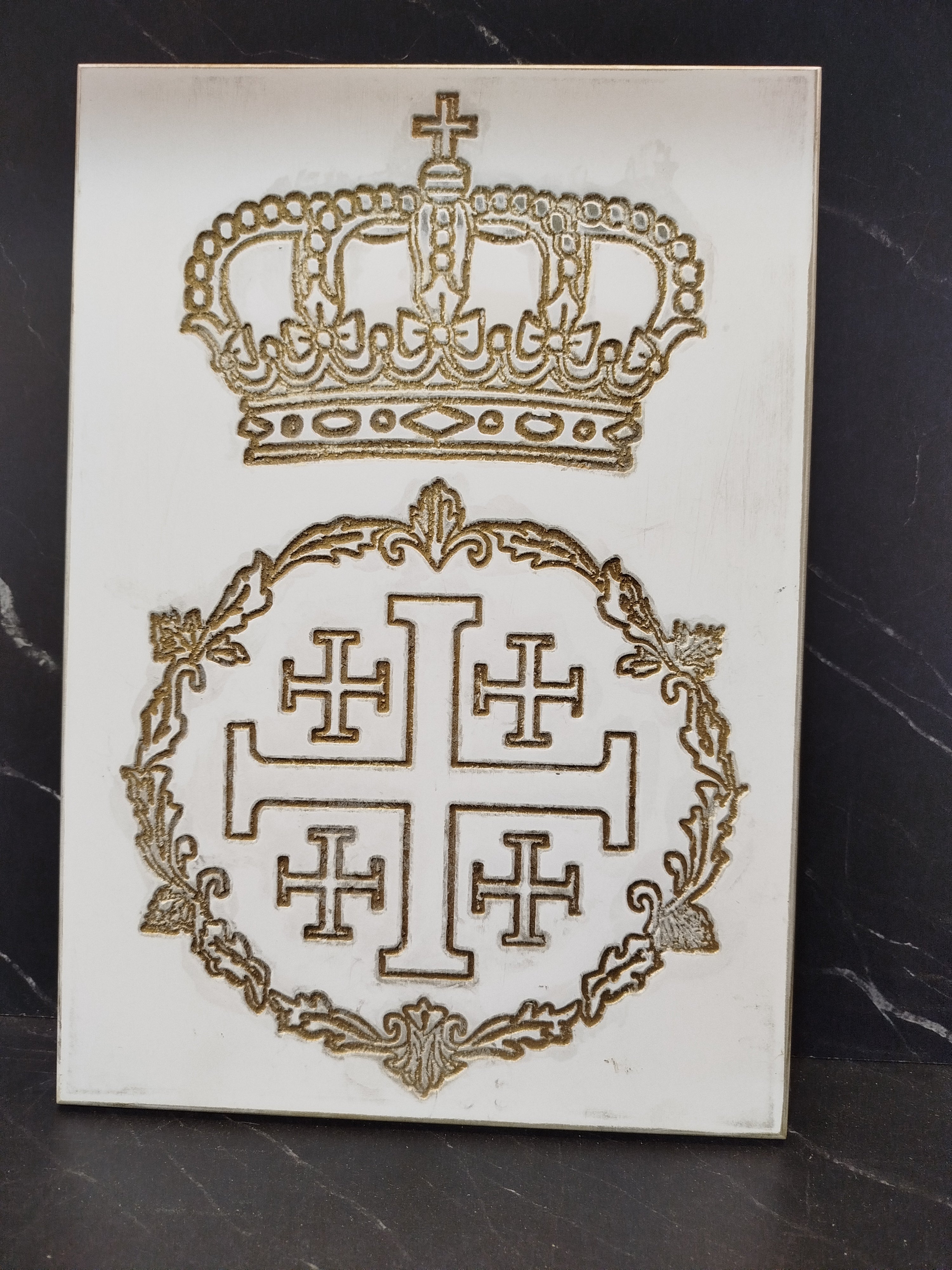 Cuadro Artesanal Cristo de la Buena Muerte – Hermandad de la Vera Cruz (Alcalá del Valle)