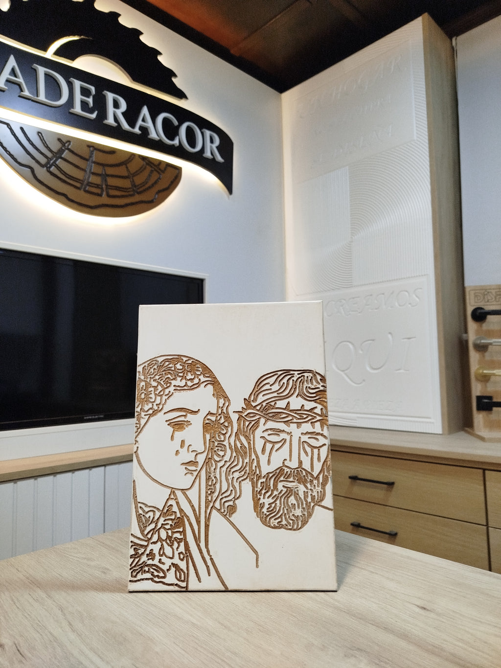 Cuadro Devocional "Fe y Sentimiento" – Cristo y Virgen de Los Dolores de Alcalá del Valle