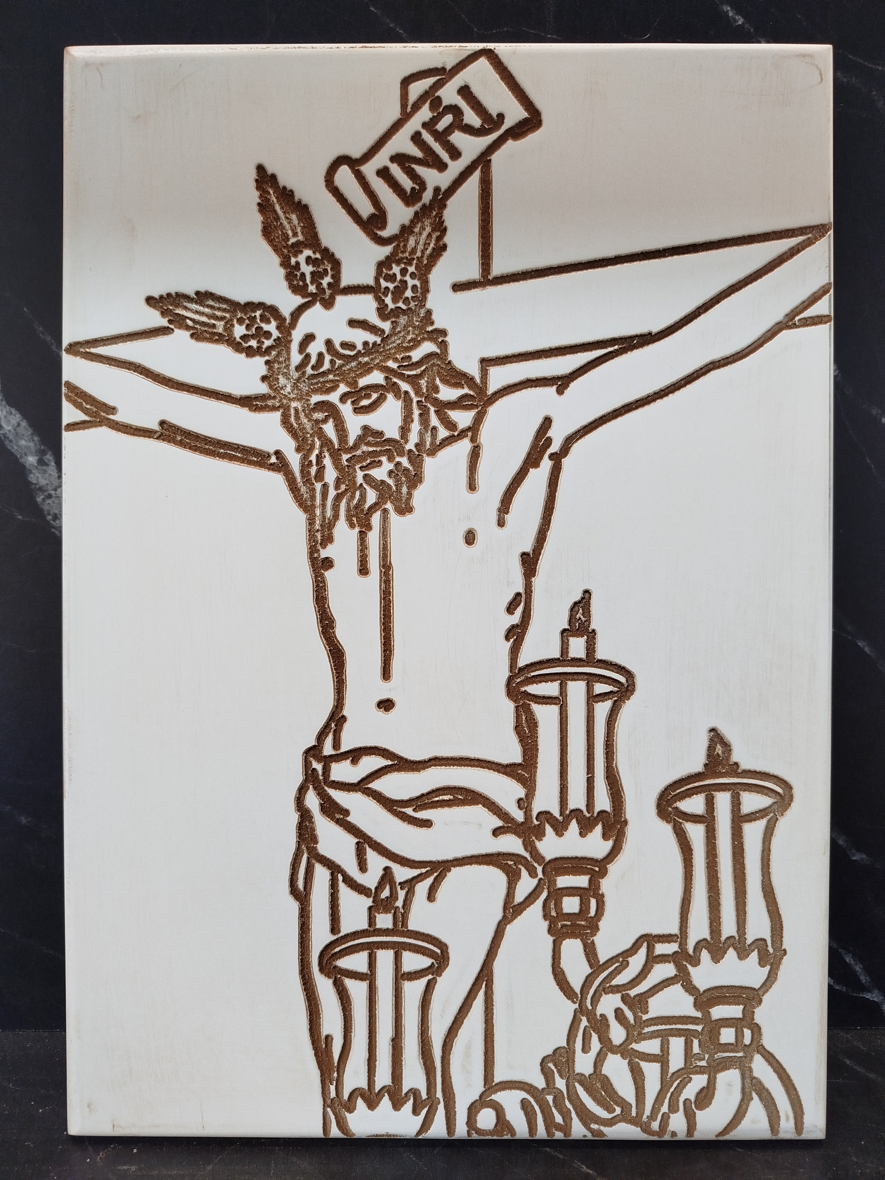 Cuadro Artesanal Cristo de la Misericordia – Devoción de Alcalá del Valle